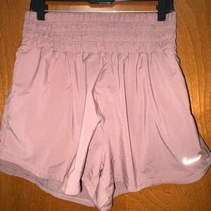 Nike Pink Athletic Shorts with Elastic Waistband